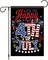 Happy 4th of July Garden Flag 12x18 Double Side Independence Day Garden Flag Fourth of July Outdoor Decorations